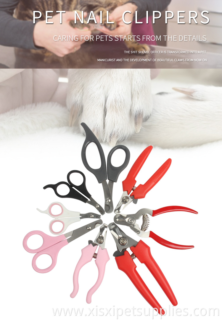 Factory Wholesale Various Styles Pet Nail Cutter Cat Dog Nail Clippers